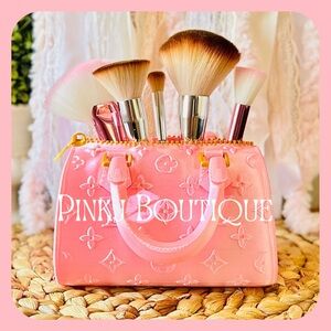 💗Unique {Shaped Purse/Bag} Beauty Brushes Holder | Glam Vase!